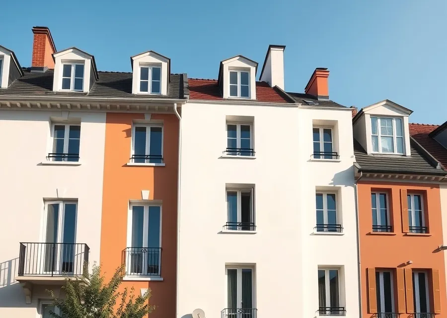 Façade rénovée par un artisan peintre à Montpellier